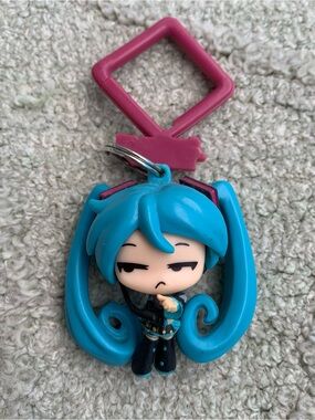 Hatsune Miku Blind Bag Backpack Hanger Angry / Thinking Chibi Variant